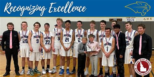 We are incredibly proud of the Carey High School boys’ basketball team, which has received the 2022 State 1A Division II